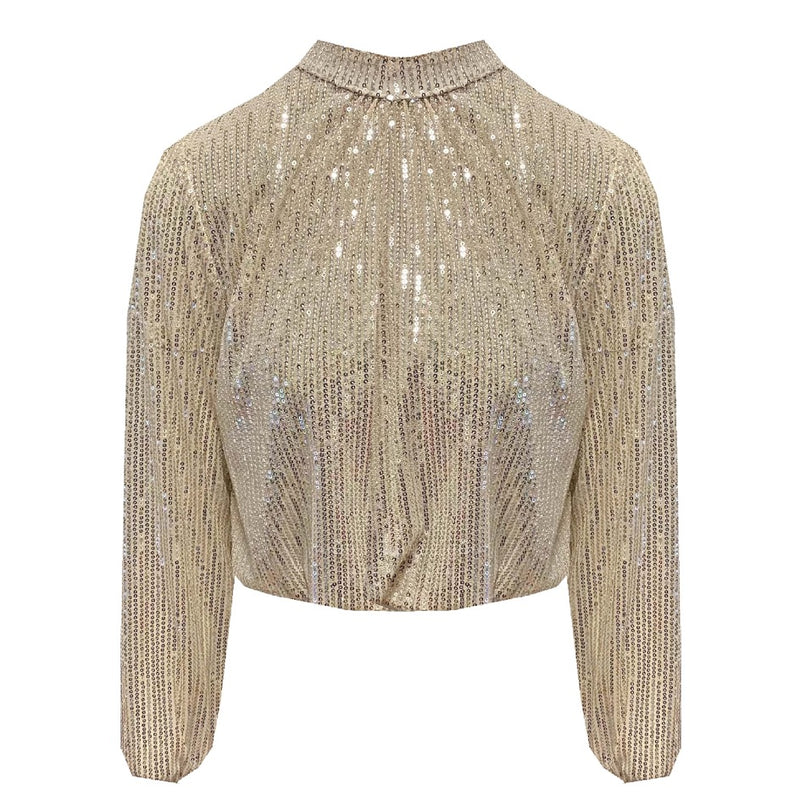 Blouse Sequin - Champagne