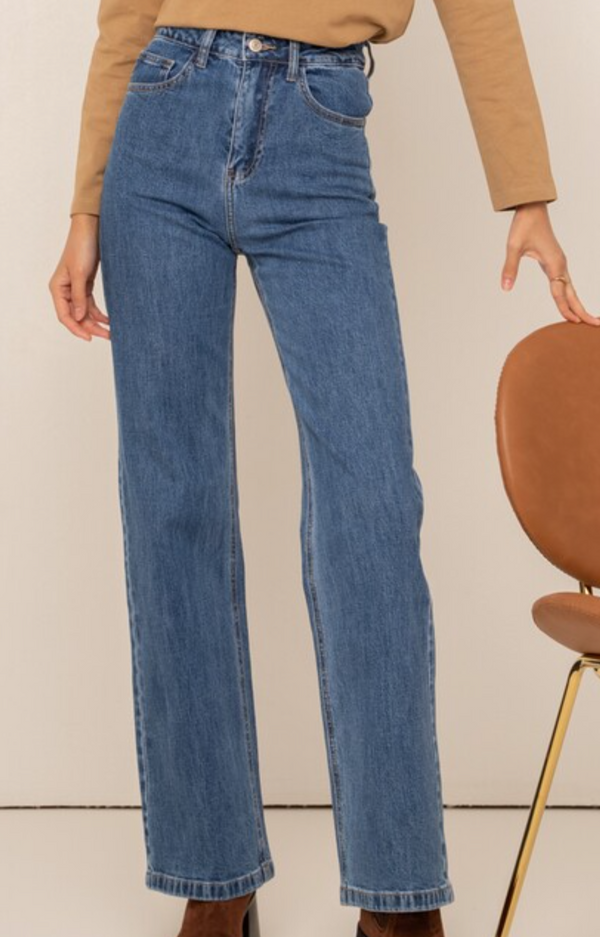 Jeans Barbara Wide Leg Blue