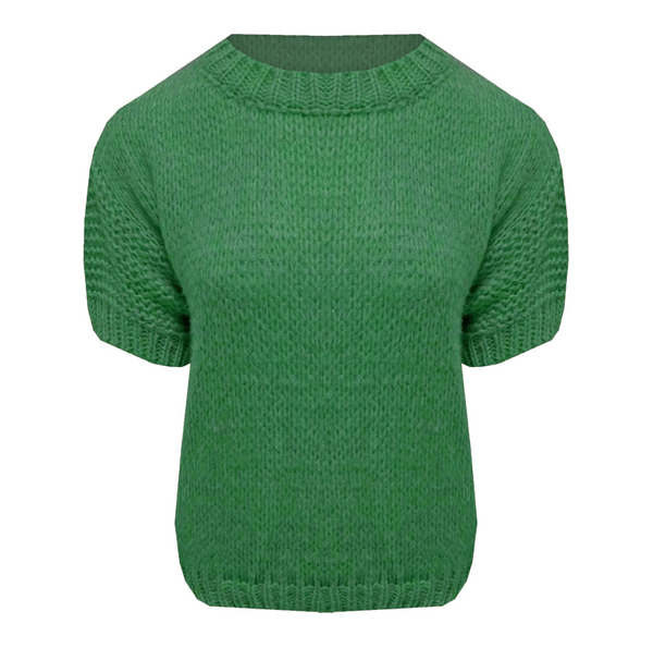 Short-sleeved Knit Claire Green