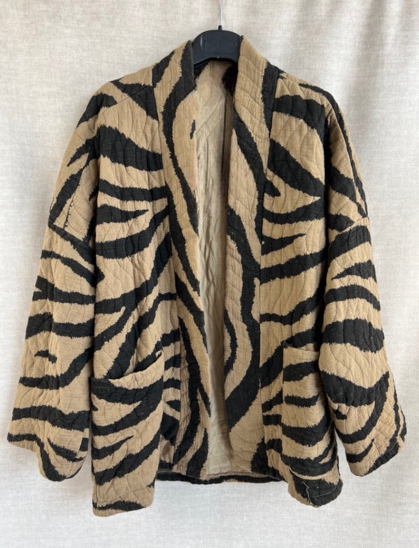 Jacket Zebra Beige