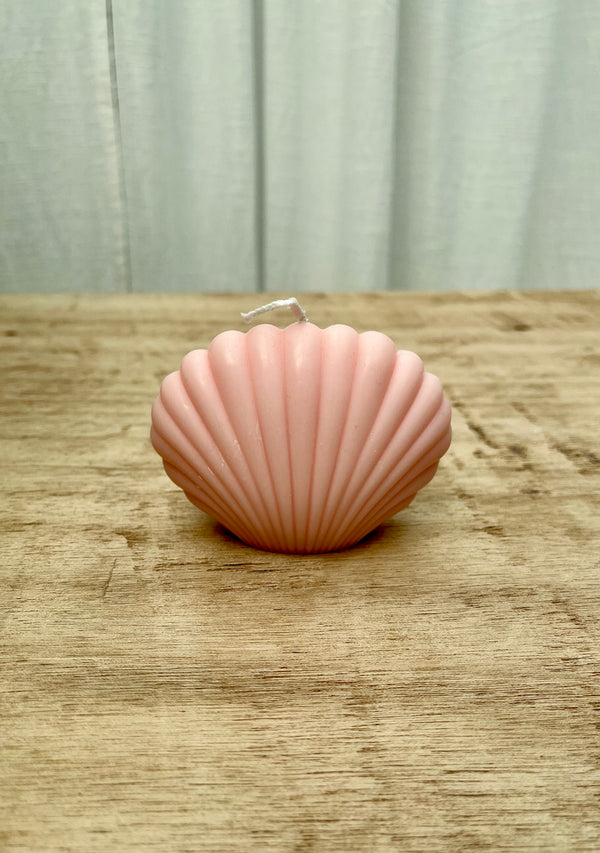 Shell Candle Pink